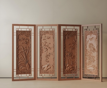 New Chinese Style Wooden Screen Partition-ID:180566073