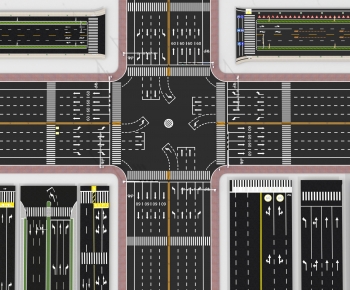 Modern Road Facilities-ID:297543057
