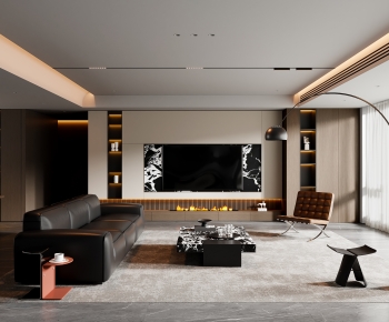 Modern A Living Room-ID:436568026