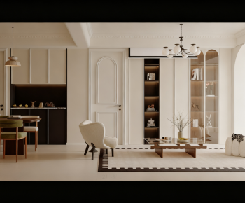 French Style A Living Room-ID:898061996