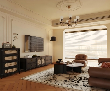French Style A Living Room-ID:627720493