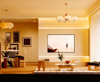 Modern A Living Room-ID:977025034