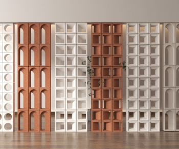 Modern Cement Brick Screen Partition-ID:400691074