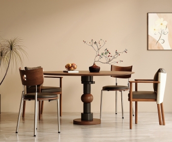 Modern Dining Table And Chairs-ID:396374948
