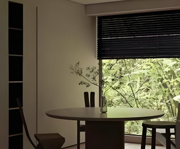 Wabi-sabi Style Dining Room-ID:951560971