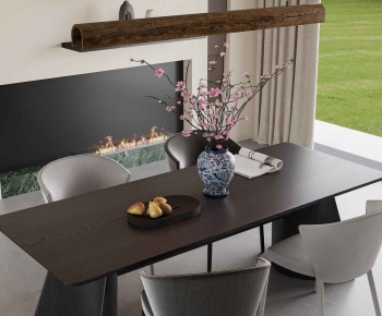 Modern Dining Table And Chairs-ID:879403116