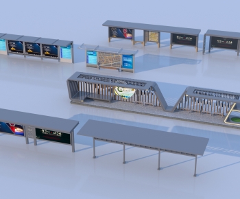 Modern Building Component-ID:549144037