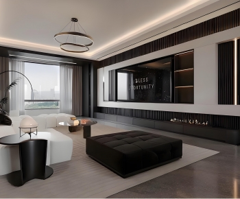 Modern A Living Room-ID:414232027