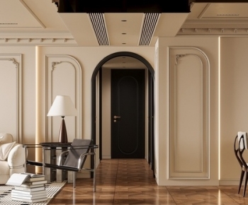 French Style A Living Room-ID:991409068