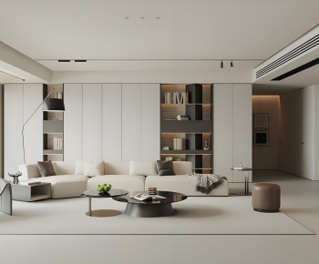 Modern A Living Room-ID:540432936