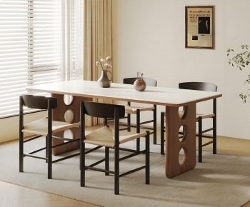 Modern Dining Table And Chairs-ID:921080193