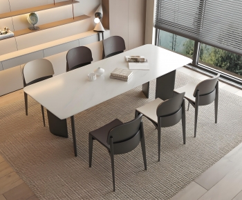 Modern Dining Table And Chairs-ID:667598964