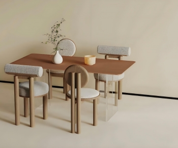 Modern Dining Table And Chairs-ID:315922027