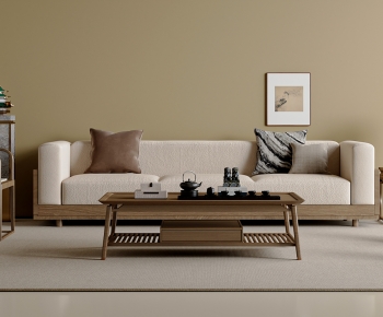 New Chinese Style Sofa Combination-ID:462347984