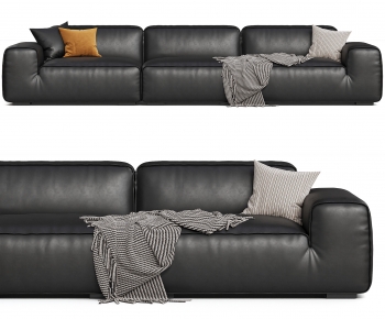 Modern Three-seat Sofa-ID:129739059