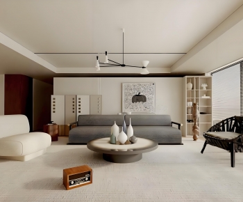 Modern A Living Room-ID:889204038