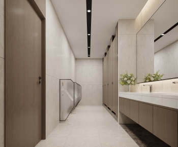 Modern Public Toilet-ID:394932035