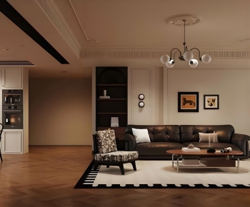 French Style A Living Room-ID:514381894