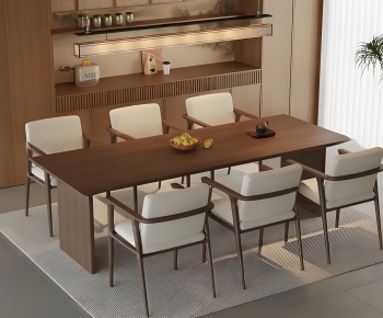 New Chinese Style Dining Table And Chairs-ID:851994046