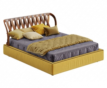 Modern Double Bed-ID:180501942
