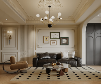 French Style A Living Room-ID:454195989