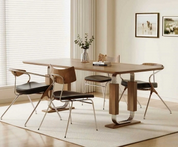 Modern Dining Table And Chairs-ID:486115935