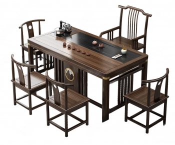 New Chinese Style Tea Tables And Chairs-ID:294007062