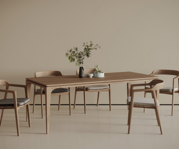 New Chinese Style Dining Table And Chairs-ID:295912987