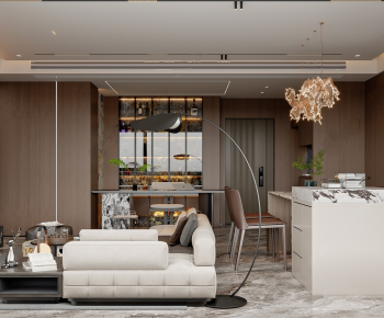 Modern A Living Room-ID:990777026