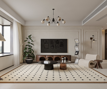 French Style A Living Room-ID:300517081