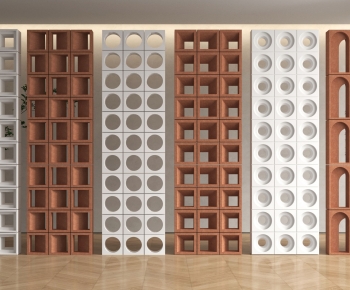 Modern Cement Brick Screen Partition-ID:649532088
