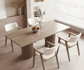 Modern Dining Table And Chairs-ID:475842956