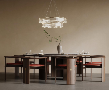 New Chinese Style Dining Table And Chairs-ID:972188009