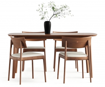 Modern Dining Table And Chairs-ID:764379596