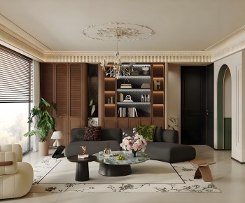 French Style A Living Room-ID:952297933