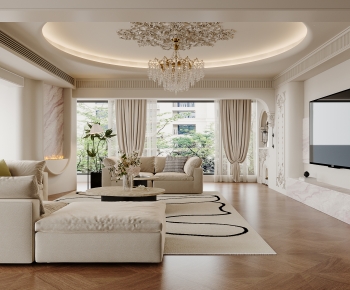 French Style A Living Room-ID:155600073