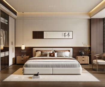 New Chinese Style Bedroom-ID:971388108