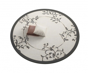 French Style Circular Carpet-ID:255676989