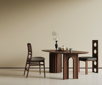 French Style Dining Table And Chairs-ID:778104078