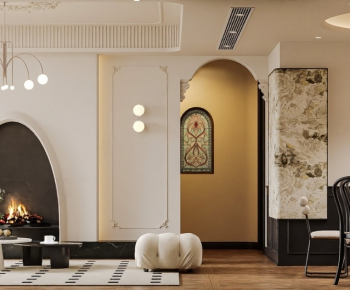 French Style A Living Room-ID:344851059