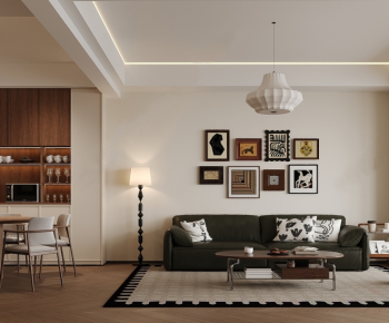 Modern A Living Room-ID:218342071