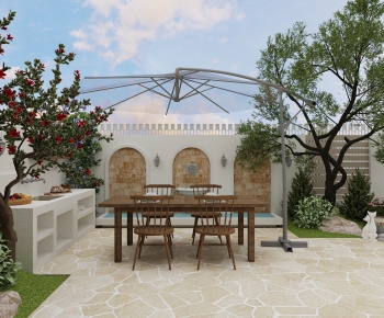 French Style Courtyard/landscape-ID:227060085