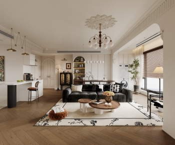 French Style A Living Room-ID:626924045