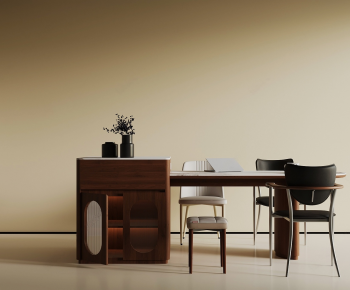 Modern Dining Table And Chairs-ID:717902908