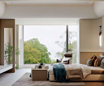 New Chinese Style Bedroom-ID:609754097