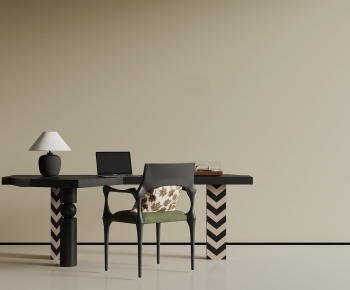 Modern Computer Desk And Chair-ID:205542096