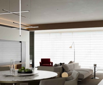 Modern A Living Room-ID:424899105