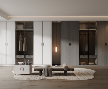 New Chinese Style Clothes Storage Area-ID:650520097