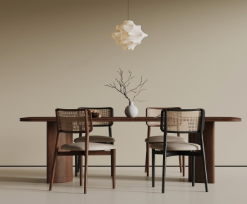 New Chinese Style Dining Table And Chairs-ID:543186901
