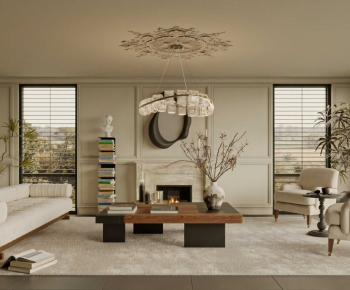 French Style A Living Room-ID:368002897